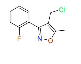 4-(Chloromethyl)-3-(2-fluorophenyl)-5-methylisoxazole
