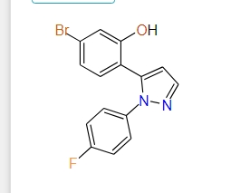 5-Bromo-2-(1-(4-fluorophenyl)-1H-pyrazol-5-yl)phenol, 97%