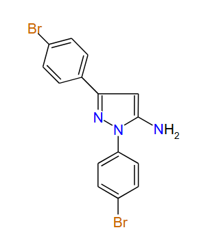 1,3-bis(4-Bromophenyl)-1H-pyrazol-5-amine, 98%