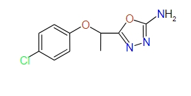 5-[1-(4-Chlorophenoxy)ethyl]-1,3,4-oxadiazol-2-amine