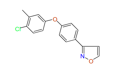 3-(4-(4-Chloro-3-methylphenoxy)phenyl)isoxazole, 97%
