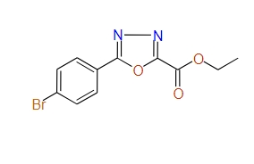 ,Ethyl 5-(4-bromophenyl)-1,3,4-oxadiazole-2-carboxylate, 95%