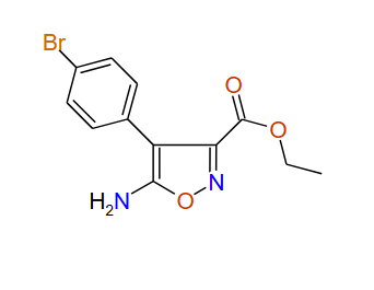 Ethyl 5-amino-4-(4-bromophenyl)isoxazole-3-carboxylate, 97%