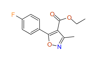 Ethyl 5-(4-fluorophenyl)-3-methylisoxazole-4-carboxylate, 97%