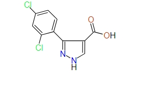 3-(2,4-Dichlorophenyl)-1H-pyrazole-4-carboxylic acid, 97%
