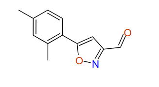 5-(2,4-Dimethylphenyl)isoxazole-3-carbaldehyde, 97%