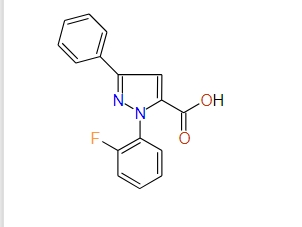1-(2-Fluorophenyl)-3-phenyl-1H-pyrazole-5-carboxylic acid, 97%