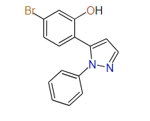 5-Bromo-2-(1-phenyl-1H-pyrazol-5-yl)phenol, 97%