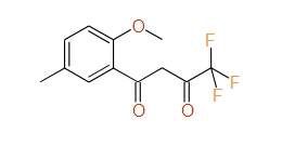 4,4,4-Trifluoro-1-(2-methoxy-5-methylphenyl)-1,3-butanedione