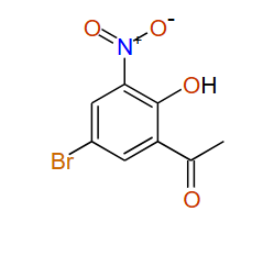 1-(5-Bromo-2-hydroxy-3-nitrophenyl)ethanone, 97%