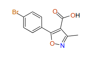 5-(4-Bromophenyl)-3-methylisoxazole-4-carboxylic acid
