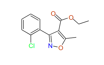 3-(2-Chlorophenyl)-5-methylisoxazole-4-carboxylic acid ethyl ester