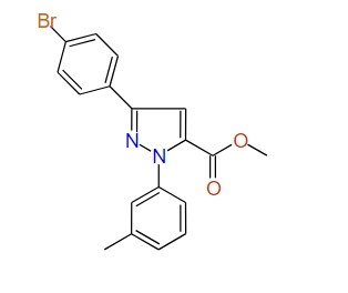Methyl 3-(4-bromophenyl)-1-m-tolyl-1H-pyrazole-5-carboxylate