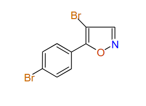 4-Bromo-5-(4-bromophenyl)isoxazole, 97%