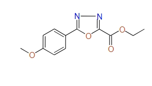 Ethyl 5-(4-methoxyphenyl)-1,3,4-oxadiazole-2-carboxylate, 97%