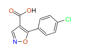 5-(4-Chlorophenyl)isoxazole-4-carboxylic acid, 97%