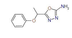5-(1-phenoxy)ethyl]-1,3,4-oxadiazol-2-amine