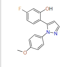 5-Fluoro-2-(1-(4-methoxyphenyl)-1H-pyrazol-5-yl)phenol, 97%