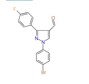 1-(4-Bromophenyl)-3-(4-fluorophenyl)-1H-pyrazole-4-carbaldehyde