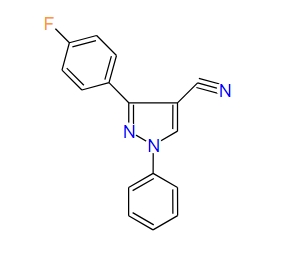 3-(4-Fluorophenyl)-1-phenyl-1H-pyrazole-4-carbonitrile