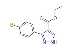 Ethyl 3-(4-bromophenyl)-1H-pyrazole-4-carboxylate, 95%