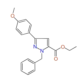 Ethyl 1-benzyl-3-(4-methoxyphenyl)-1H-pyrazole-5-carboxylate