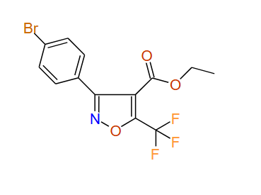 Ethyl 3-(4-Bromophenyl)-5-(trifluoromethyl)isoxazole-4-carboxylate, 97%