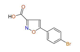 5-(4-Bromophenyl)isoxazole-3-carboxylic acid, 97%