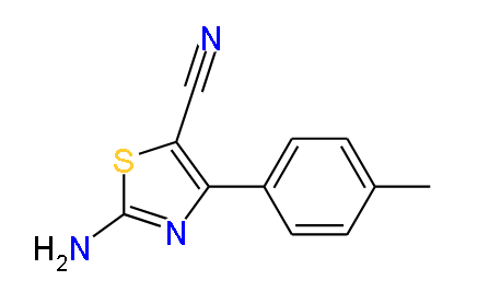 2-Amino-4-(4-methylphenyl)-1,3-thiazole-5-carbonitrile