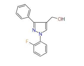 (1-(2-Fluorophenyl)-3-phenyl-1H-pyrazol-4-yl)methanol, 97%