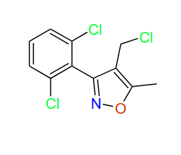 4-Chloromethyl-3-(2,6-dichlorophenyl)-5-methylisoxazole