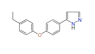 5-(4-(4-Ethylphenoxy)phenyl)-1H-pyrazole, 97%