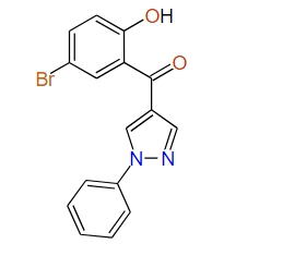 (5-Bromo-2-hydroxyphenyl)(1-phenyl-1H-pyrazol-4-yl)methanone