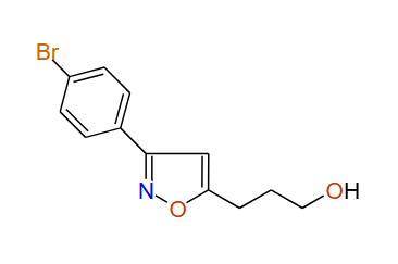 3-(3-(4-Bromophenyl)isoxazol-5-yl)propan-1-ol, 95%