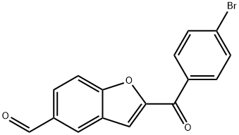 2-(4-Bromobenzoyl)-1-benzofuran-5-carbaldehyde