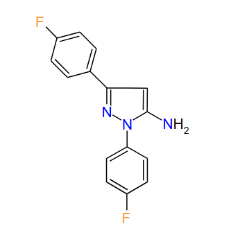 1,3-Bis(4-fluorophenyl)-1H-pyrazol-5-amine, 97%