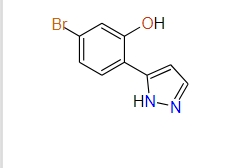 5-Bromo-2-(1H-pyrazol-5-yl)phenol, 97%