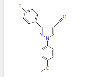 3-(4-Fluorophenyl)-1-(4-methoxyphenyl)-1H-pyrazole-4-carbaldehyde, 97%