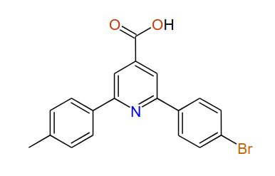 2-(4-Bromophenyl)-6-p-tolylpyridine-4-carboxylic acid, 97%