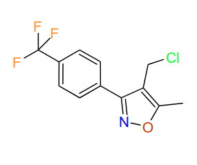 4-Chloromethyl-3-[3-(4-trifluoromethyl)phenyl]-5-methylisoxazole