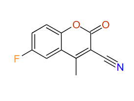 6-Fluoro-4-methyl-2-oxo-2H-chromene-3-carbonitrile, 97%