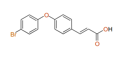 (E)-3-(4-(4-Bromophenoxy)phenyl)acrylic acid, 97%