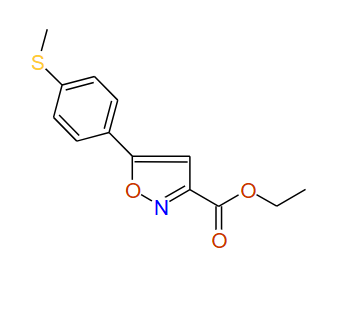 Ethyl 5-(4-(methylthio)phenyl)isoxazole-3-carboxylate, 97%