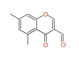 5,7-Dimethyl-4-oxo-4H-chromene-3-carbaldehyde, 97%