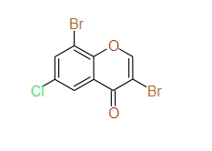 3,8-Dibromo-6-chloro-4H-1-benzopyran-4-one, 97%