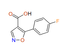 5-(4-Fluorophenyl)isoxazole-4-carboxylic acid, 97%