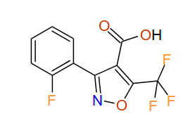 3-(2-Fluorophenyl)-5-(trifluoromethyl)isoxazole-4-carboxylic acid