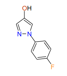 1-(4-Fluorophenyl)-1H-pyrazol-4-ol, 97%