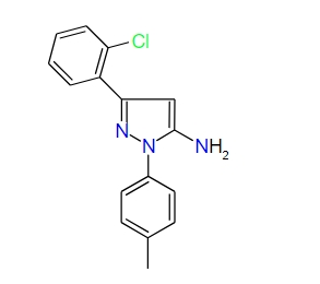 3-(2-Chlorophenyl)-1-p-tolyl-1H-pyrazol-5-amine