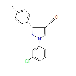 1-(3-Chlorophenyl)-3-p-tolyl-1H-pyrazole-4-carbaldehyde, 97%